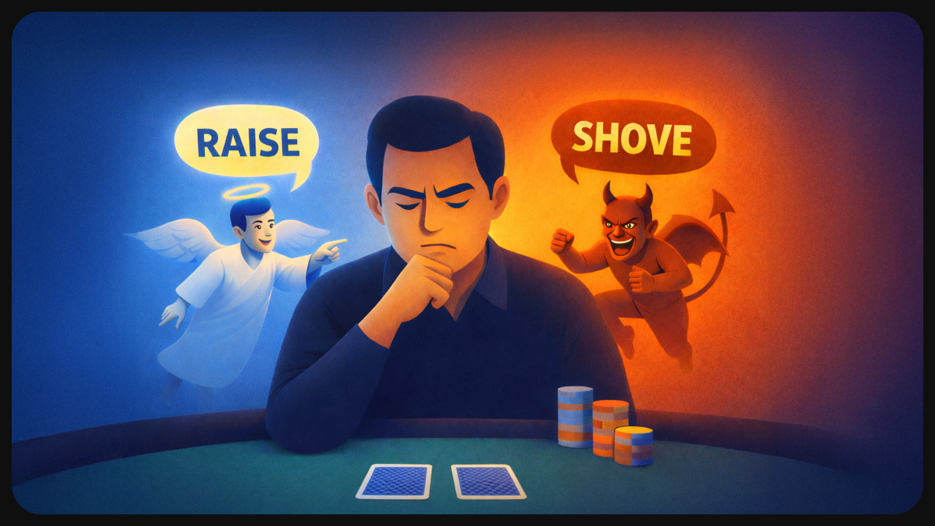 面对不同玩家画像时，什么时候该 open shove？