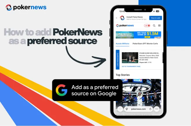 如何在 Google 上将 PokerNews 添加为首选新闻来源